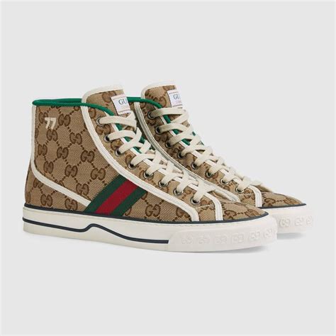 gucci tennis women's|Gucci high top sneakers women's.